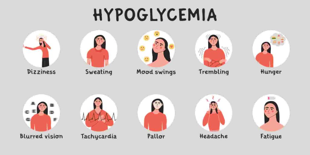 نشانه ها و علائم افت قند خون